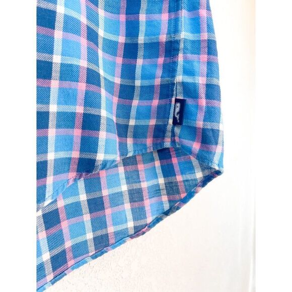 Vineyard Vines Plaid Slim Fit Crosby Shirt, Size Medium - Picture 2 of 4